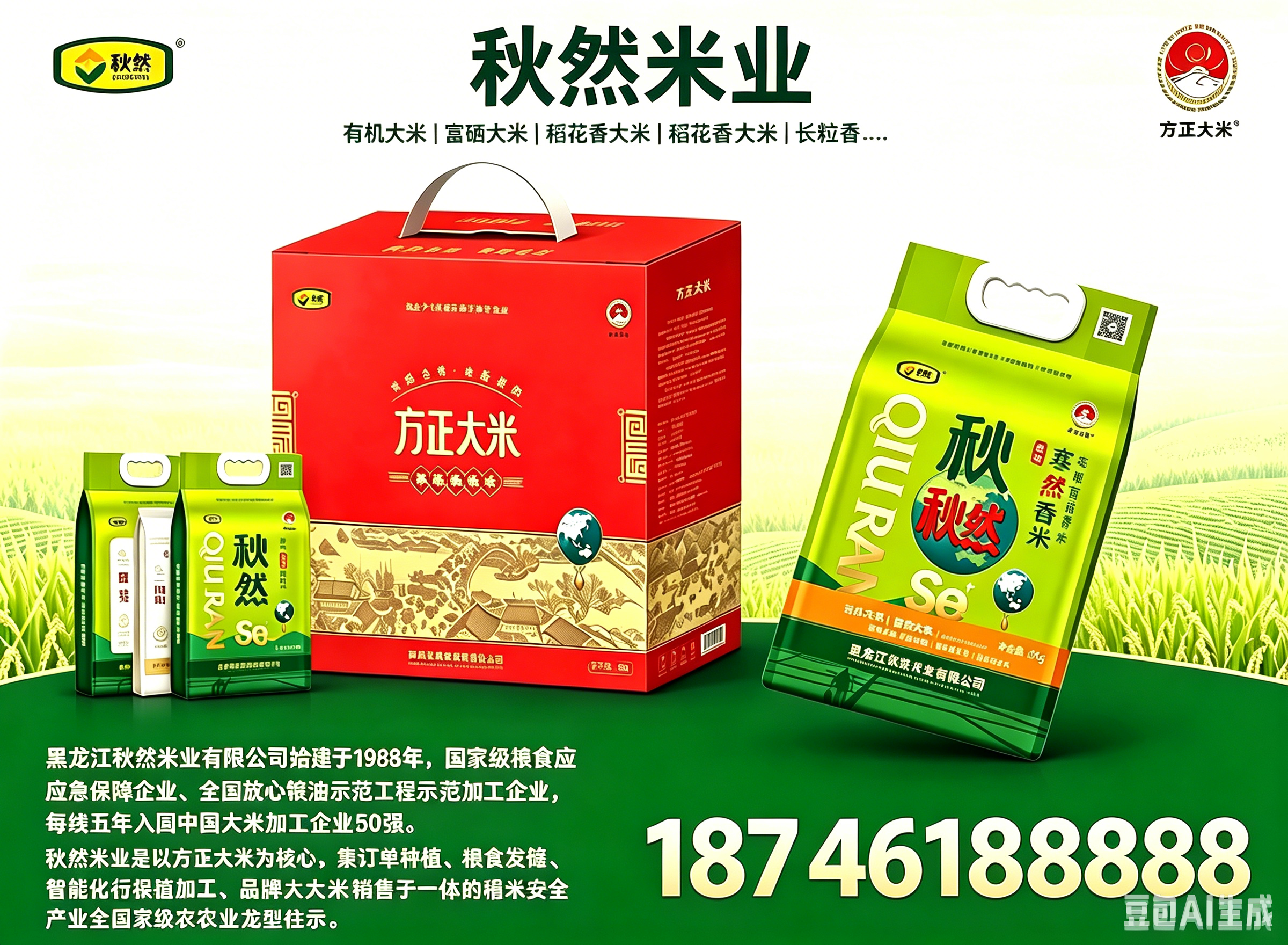 秋然米业大庆线上分站